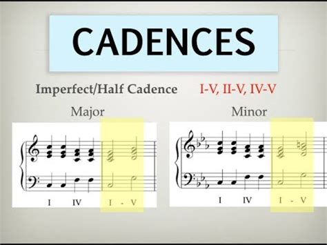 what does cadence mean in music